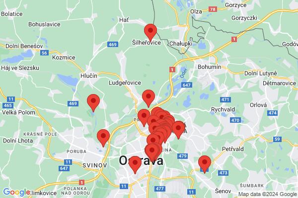Guide map: Ostrava