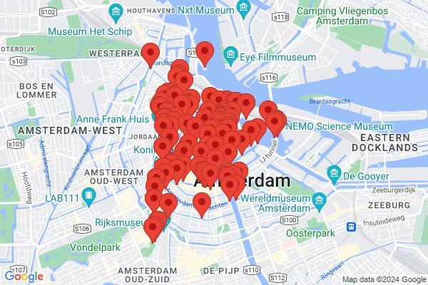 Guide map: Cosmopolitan City of Amsterdam