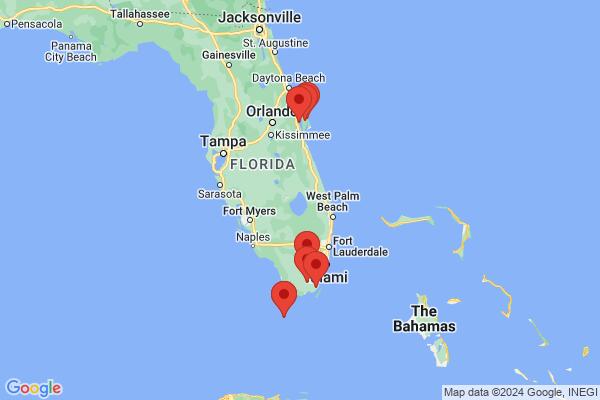 Guide map: Hi-Tech Florida ride