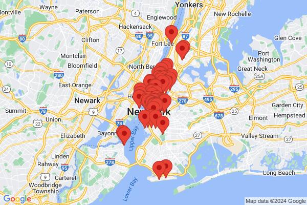 Guide map: My private New York